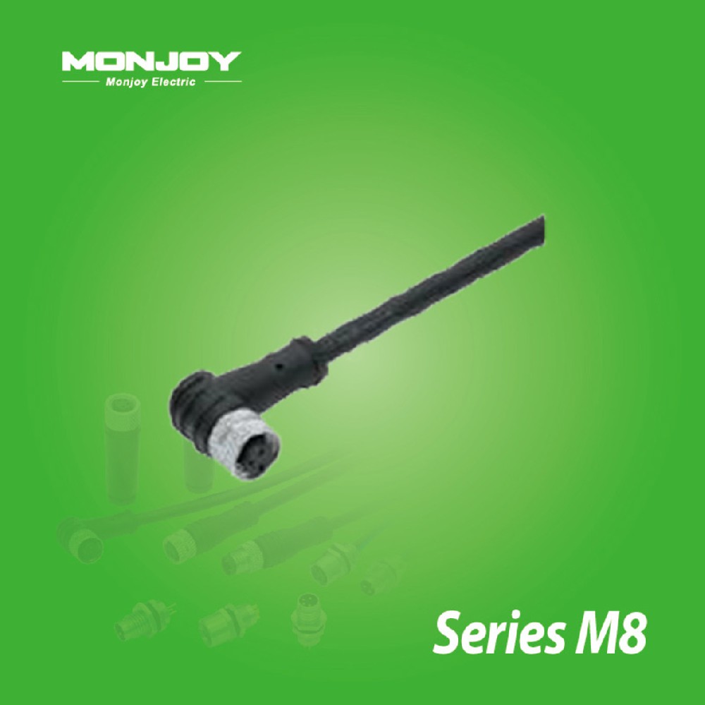 M8*1.0，彎式，孔，澆鑄電纜連接器