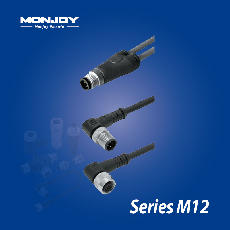  M12*1.0，直式，針-M12*1.0， 彎式，針/孔，澆鑄連接器
