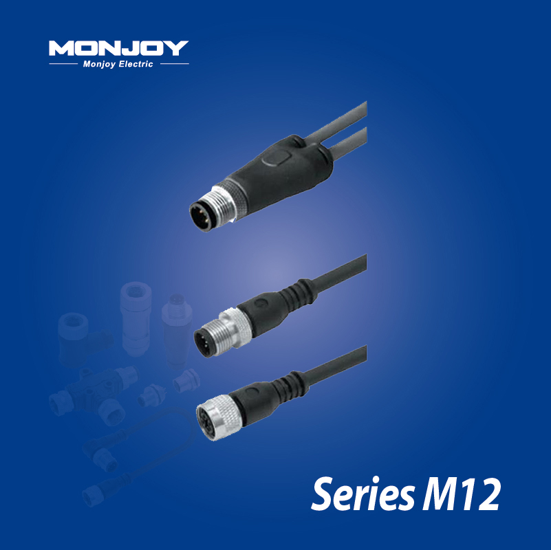  M12*1.0，直式，針-M12*1.0， 直式，針/孔，澆鑄連接器